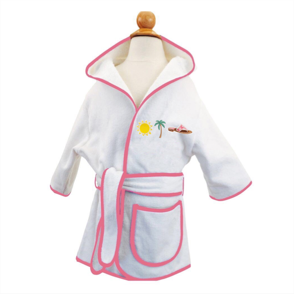 Monogrammed Hooded Cover-up Robe