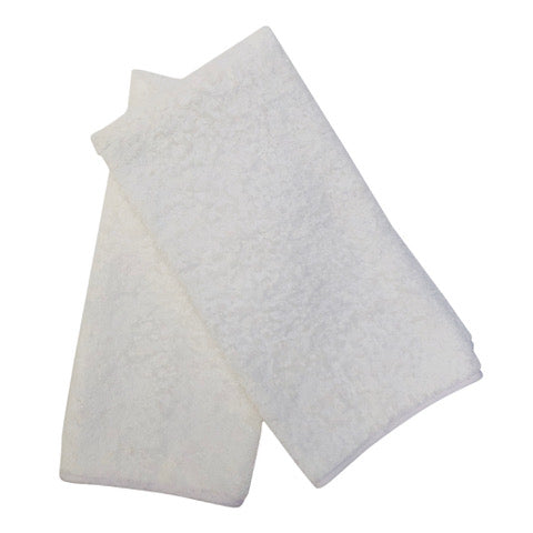 Mini Hand Towel 17x20, White 100% Cotton Terry