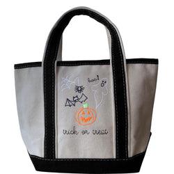 Glow-in-the-dark Halloween tote