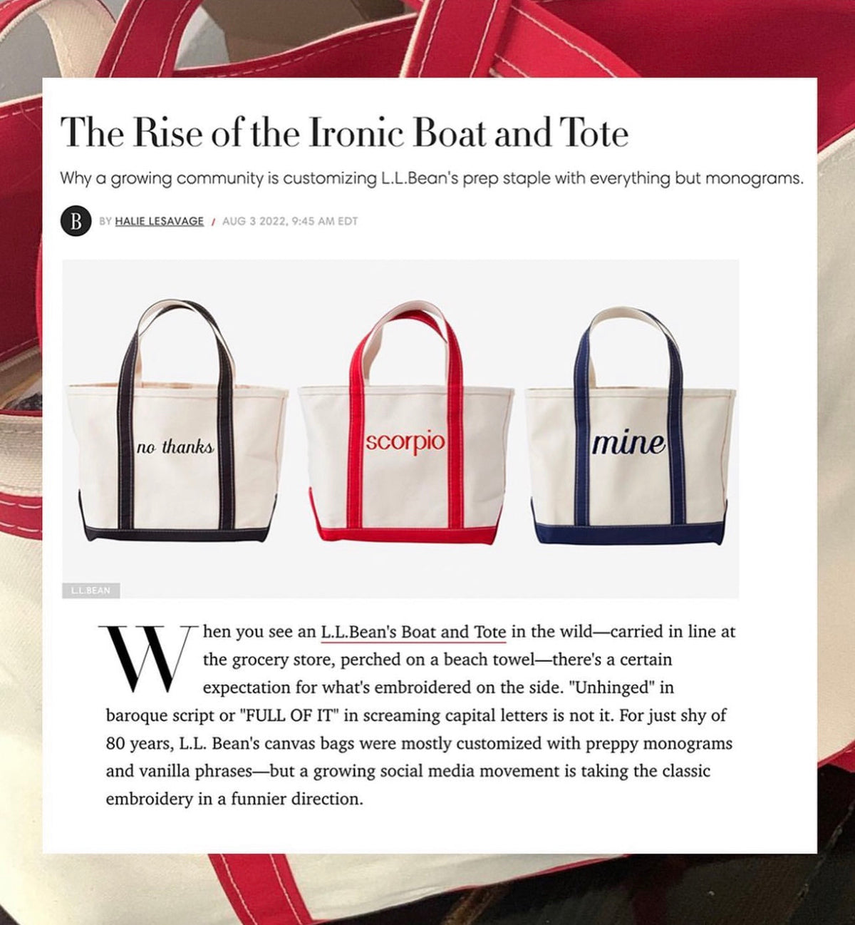 Ironic Large Tote – Cece DuPraz