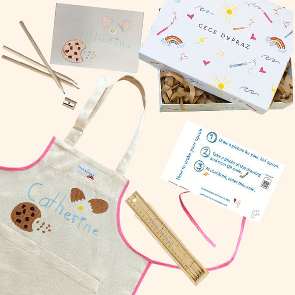 Draw Your Own Kid Apron Gift Box