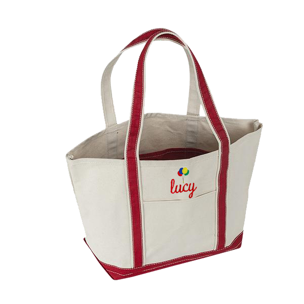 Medium Boat Tote Choose Your Own Embroidery Cece DuPraz